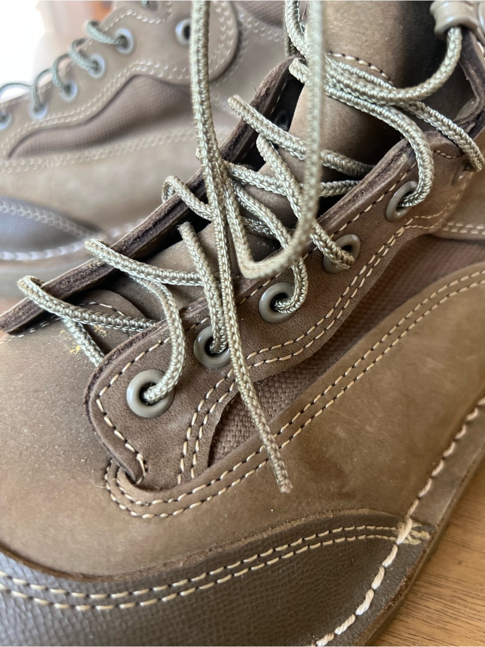 USMC RAT Combat Boots Temperate GORE-TEX Military Issue 8" Nubuck Brown (8.5) - Picture 7 of 11